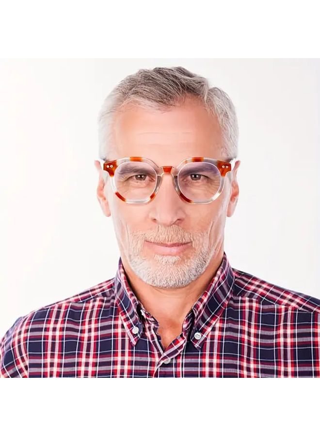 نظارات القراءة ذات العيون القطط الشفافة باللون الأزرق والأخضر بقوة تكبير 1.5 - Image 3