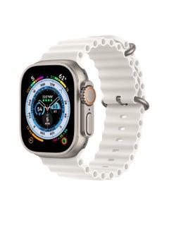 Ocean Silicon Rubber Strap For Apple Watch Ultra 49mm 45mm 44mm And 42mm