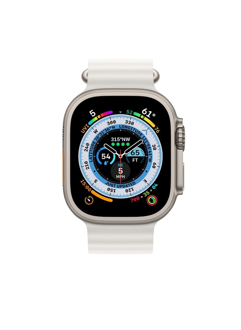 Generic - Ocean Silicon Rubber Strap For Apple Watch Ultra 49mm 45mm 44mm And 42mm - Image 1