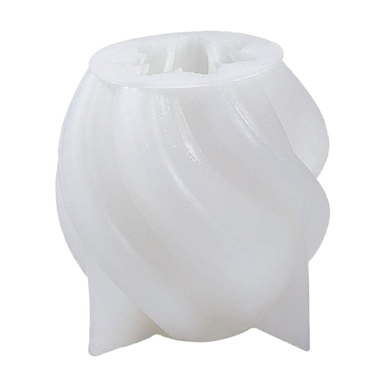 Snoogg Silicone Wave Candle Mold 3D Soap Cake Plaster Room Ornament Epoxy Resin Casting for Parties Sented Decoration cruch DIY - Image 3