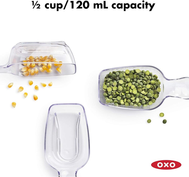OXO Practical experience crafted Good Grips POP Container Accessories 3-Piece Scoop Set Market need oriented construction - Image 2