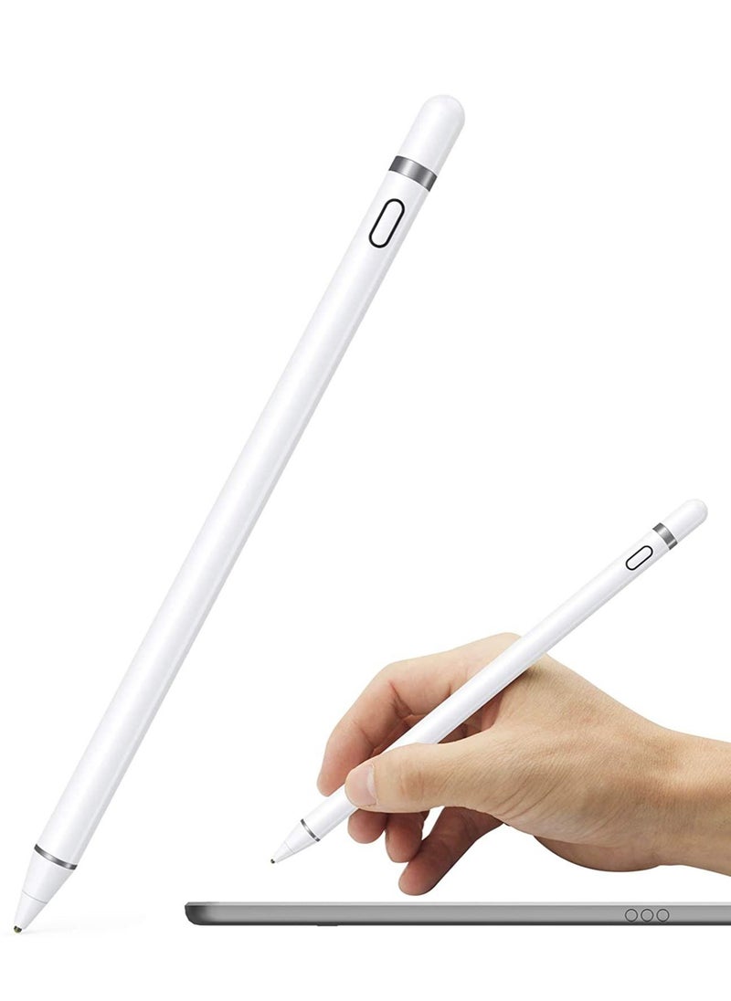 MOCOM - Digital Stylus Pen For All Android Tablets and iPhones, iPad and Phones White - Image 1