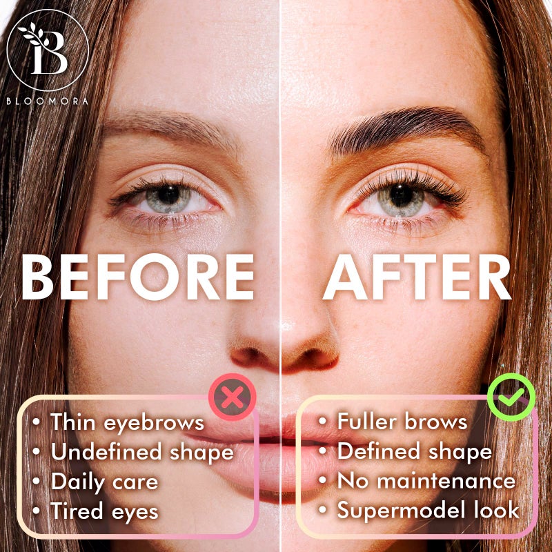 BLOOMORA Eyebrow Lamination Kit, At Home Eye Brow Lamination Kit - Instructions, Brow Lift for Beginner/Professional, Lasts 6-8 Weeks, 15 Applications, Safe & Effective - Image 2
