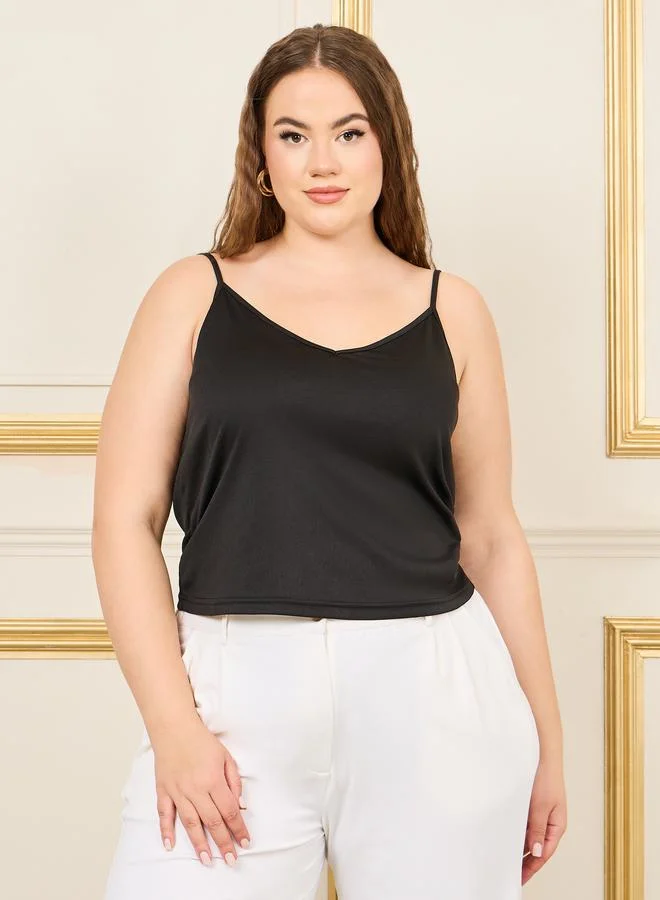 ستايلي Plus Sheer Burnout Texture Regular Fit Shirt