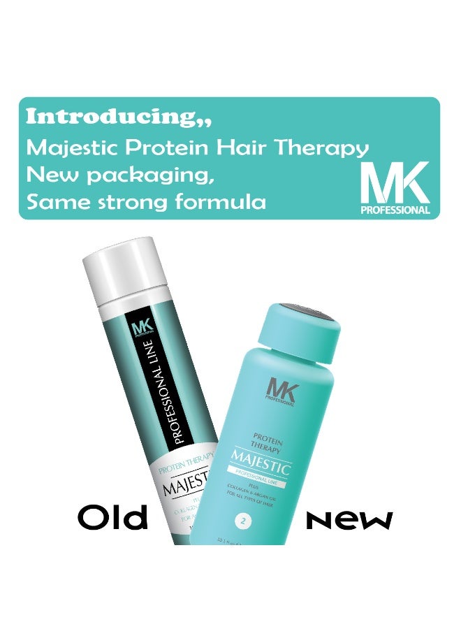 MAJESTIC MK PROFESSIONAL Protein Therapy Hair Treatment Complete Kit 300 ml - Image 3