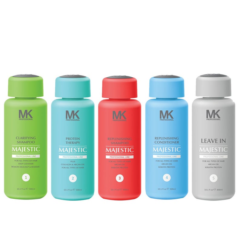 MAJESTIC MK PROFESSIONAL Protein Therapy Hair Treatment Complete Kit 300 ml - Image 1