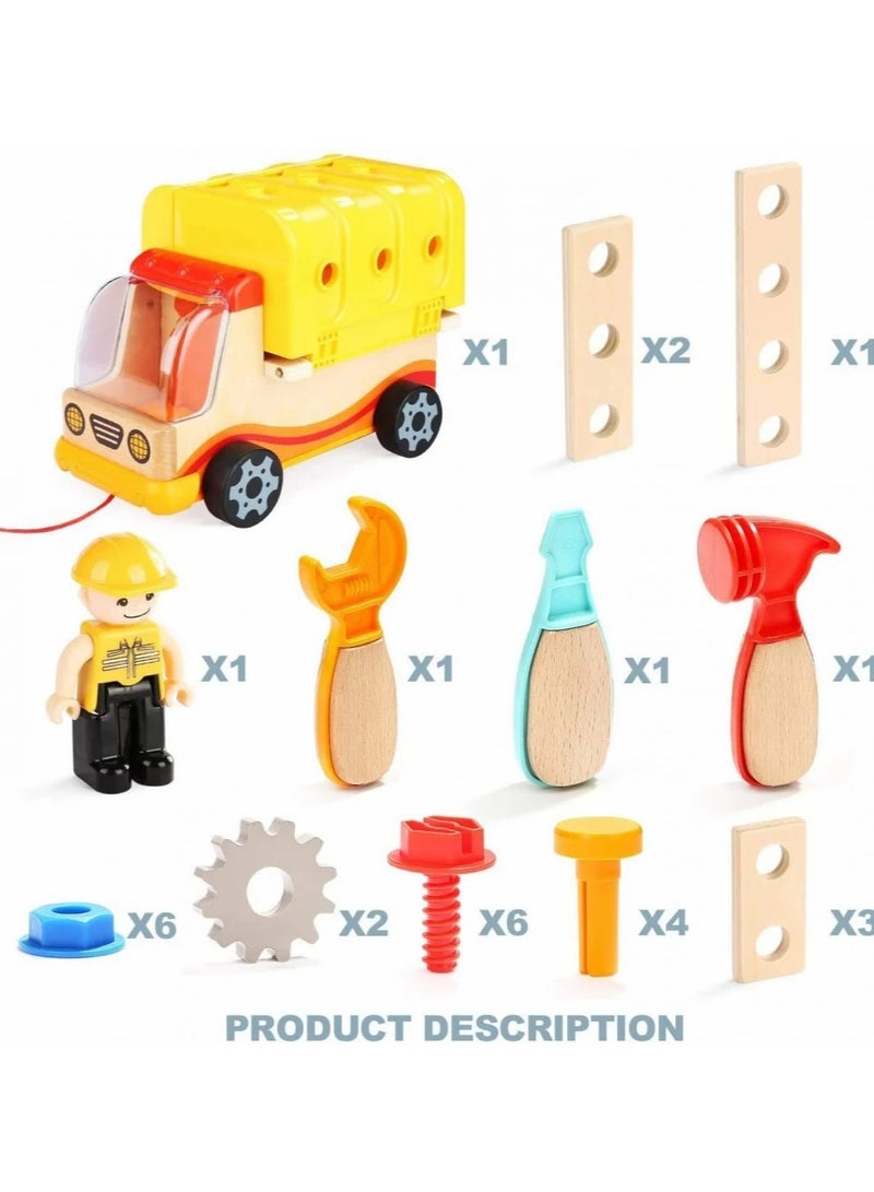 سيارة أدوات النجارة – لعبة تركيب وتخيل للأطفال - Image 3
