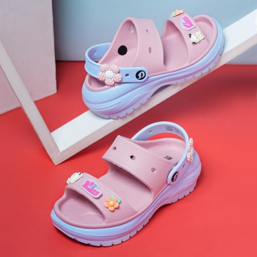 DOCTOR EXTRA SOFT Women's Classic & Premium Casual Clogs/Sandals with Cute Charms for Adult | Comfortable & LightWeight| Stylish & Anti-Skid | Waterproof Everyday Cushion Slippers Girls/Ladies D-554 - Image 3