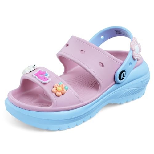 DOCTOR EXTRA SOFT Women's Classic & Premium Casual Clogs/Sandals with Cute Charms for Adult | Comfortable & LightWeight| Stylish & Anti-Skid | Waterproof Everyday Cushion Slippers Girls/Ladies D-554 - Image 1