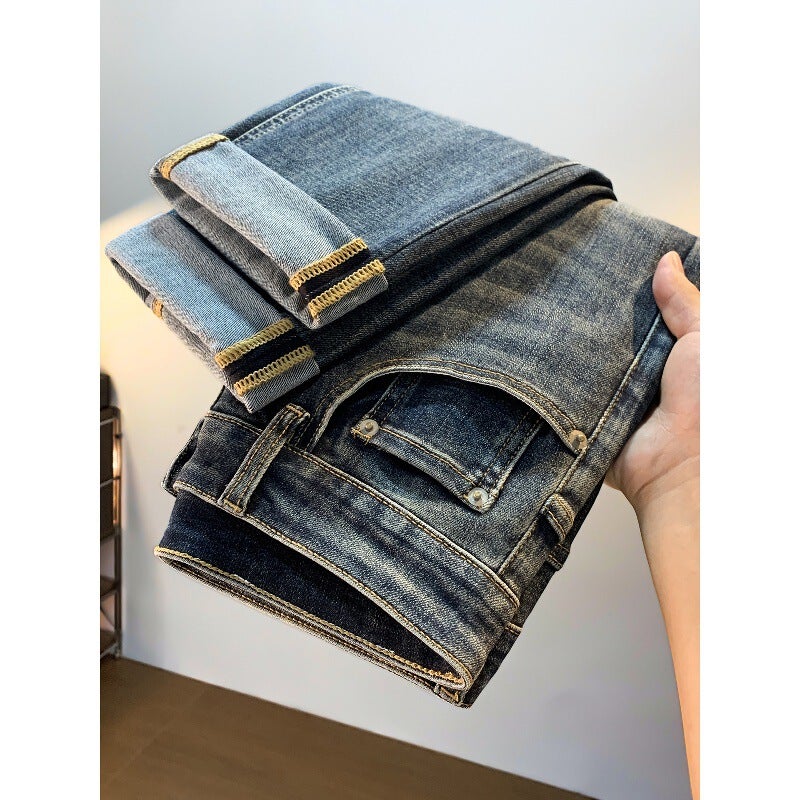 Unisex Classic Denim Jeans Loose Fit Daily Outdoor Wear - Image 5
