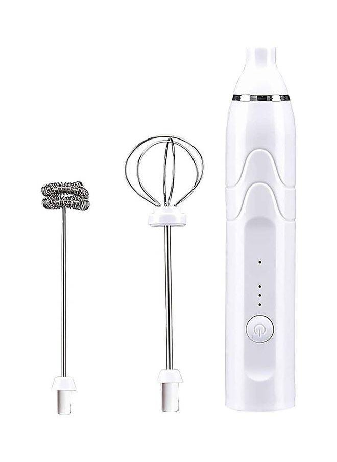 Loquat 3-Piece Electric Milk Frother And Whisk Set Multicolour  - Image 2