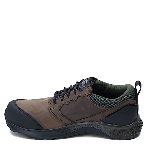 Timberland PRO Men's Reaxion Composite Safety Toe Waterproof Athletic Hiker Work Shoe, Brown/Green, 7.5M - Image 4