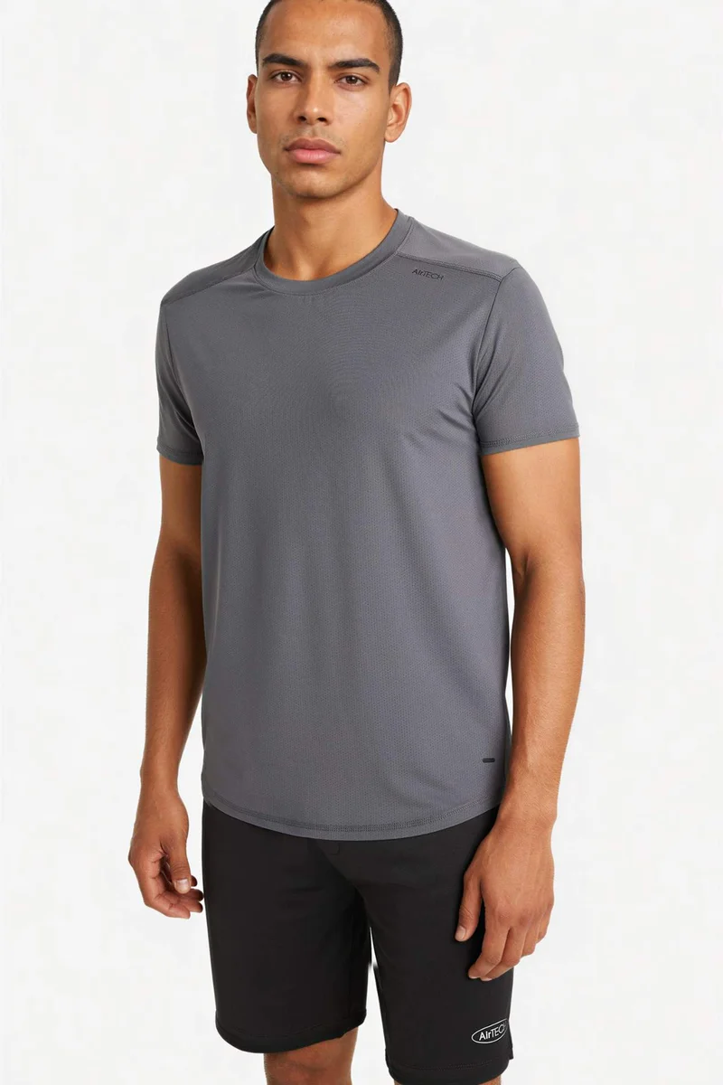 ديفاكتو DeFactoFit Standard Fit Sports Short Sleeve T-Shirt
