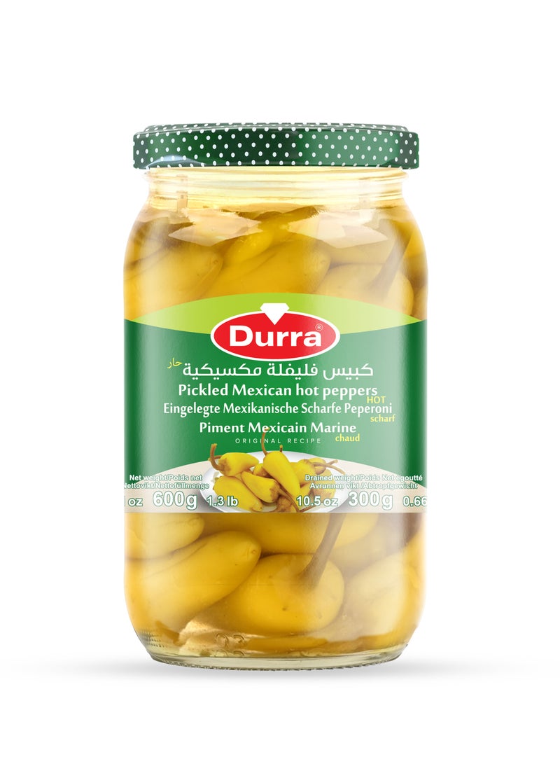 Durra Pickled Mexican Hot Peppers 600g - Image 1