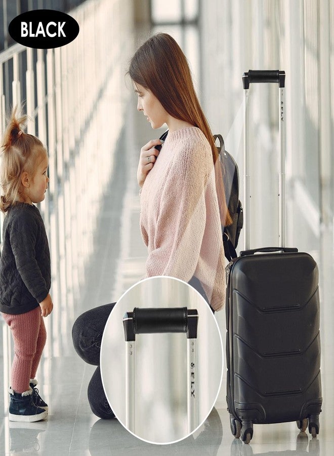 KINIVA Luggage Handle Wrap,Luggage Tags Identifiers for Suitcase,Cute Travel Accessories for Airplane Cruise,4 Pack (Black) - Image 5