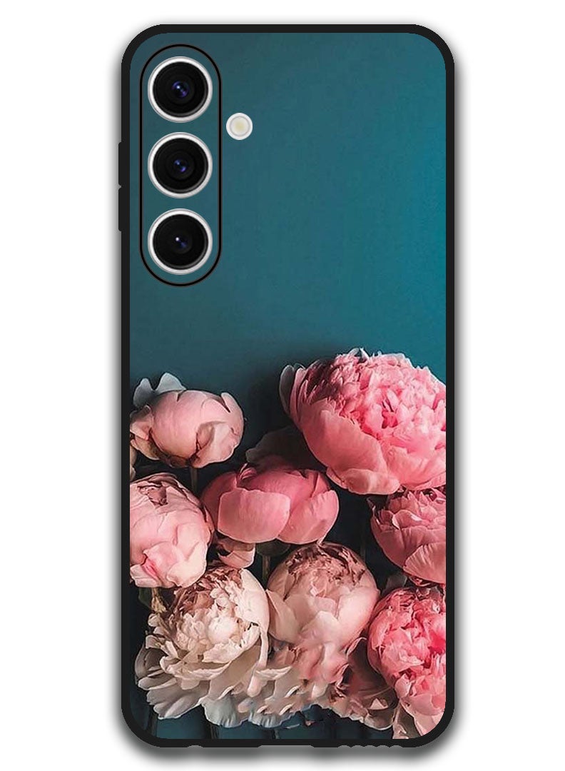 Theodor Protective Case Anti Scratch Shock Proof Bumper Cover For Samsung Galaxy S24 FE Flowers - Image 1