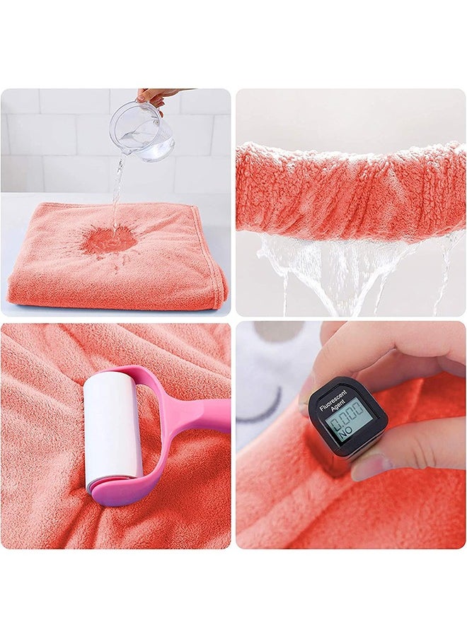 Arabest Baby Bath Towel Hooded Ultra Soft Towel Highly Absorbent Bathrobe Blanket Toddlers Shower Gifts for Boys Girls-Extra Large 28" x 55" (Pink)  - Image 2