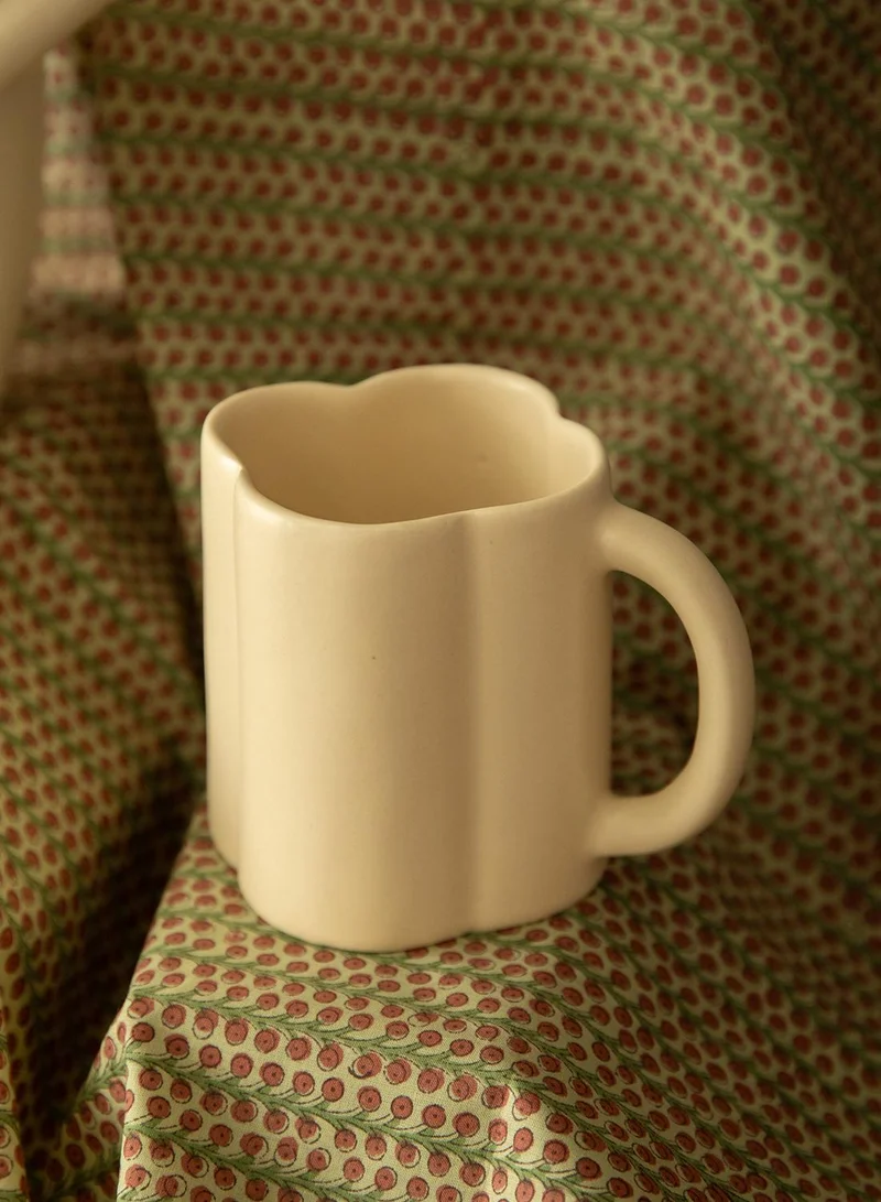 Curate Home Flower Ceramic Mug