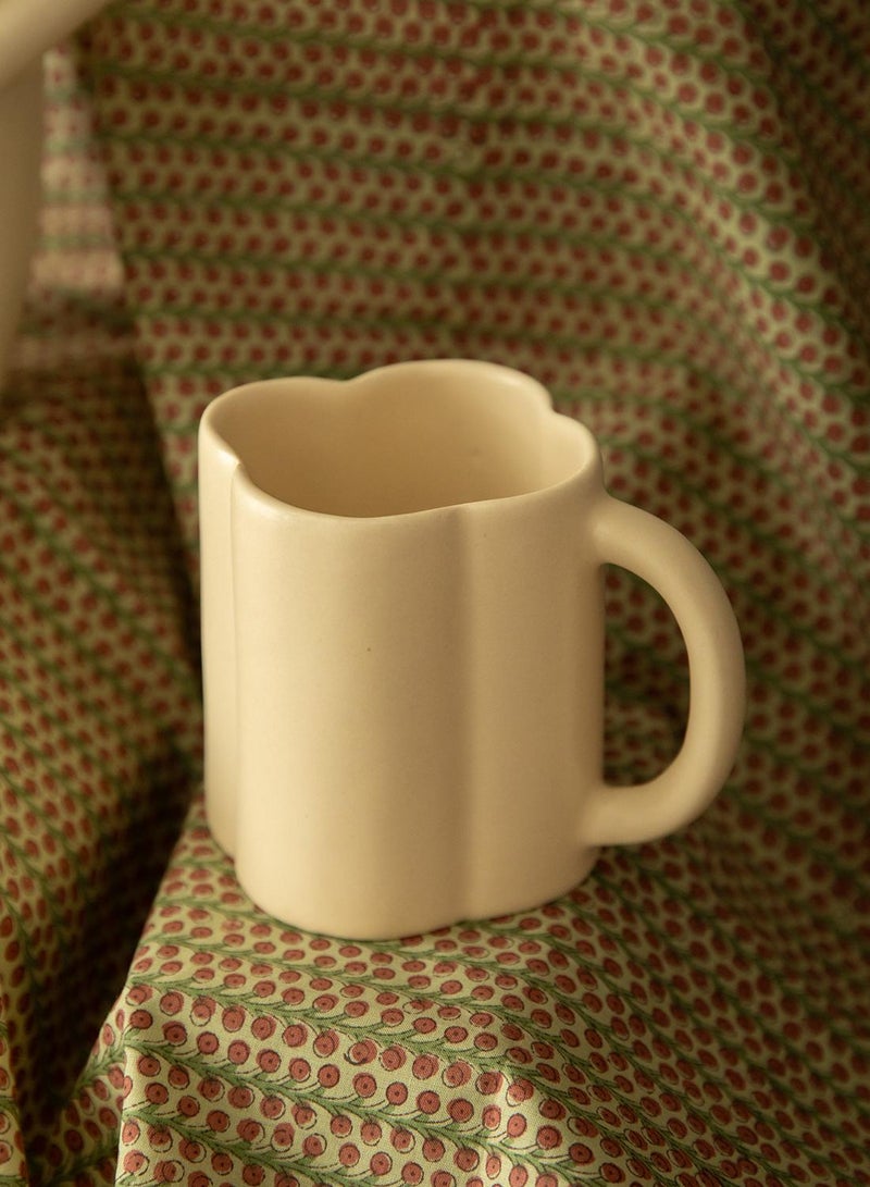 Curate Home Flower Ceramic Mug - Image 1