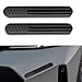 LHDOS 2PCS USA American Metal Flag Auto Fenders Emblem Sticker 6x 1 Adhesive Sport Badge 3D Embossed US Flag Car Decal Sticker Patriotic Car Badge Decal Bumper Sticker for Auto SUV Window Black - Image 2