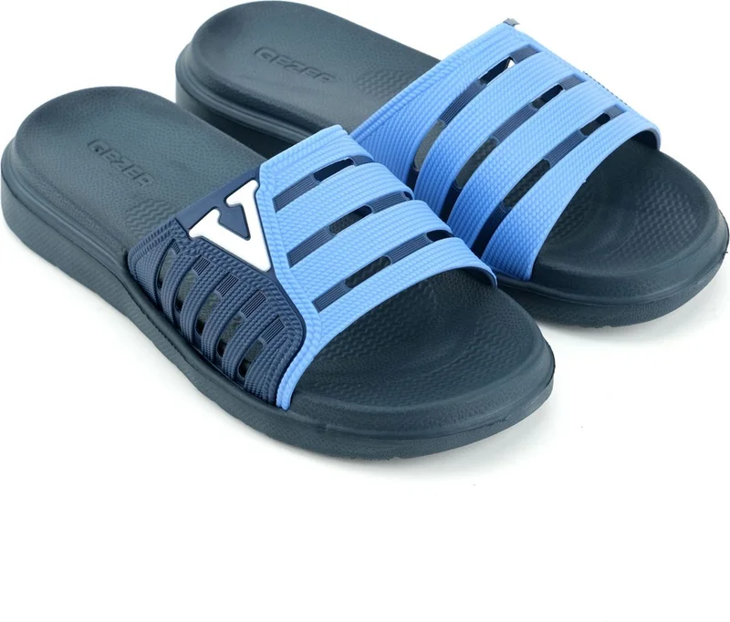 Gezer Men's Summer Eva Wet Ground Suitable Daily Home Garden Pool Bathroom Slippers