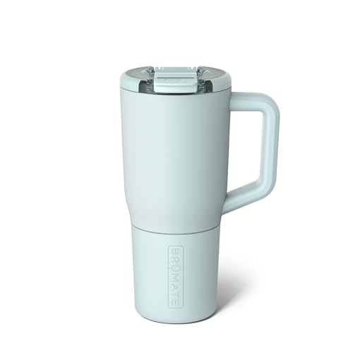 BrÃ¼Mate BrüMate Müv - 25oz 100% Leak Proof Insulated Coffee Mug with Handle & Lid - Stainless Steel Coffee Travel Mug - Double Walled Coffee Cup (Blue Agave) - Image 1