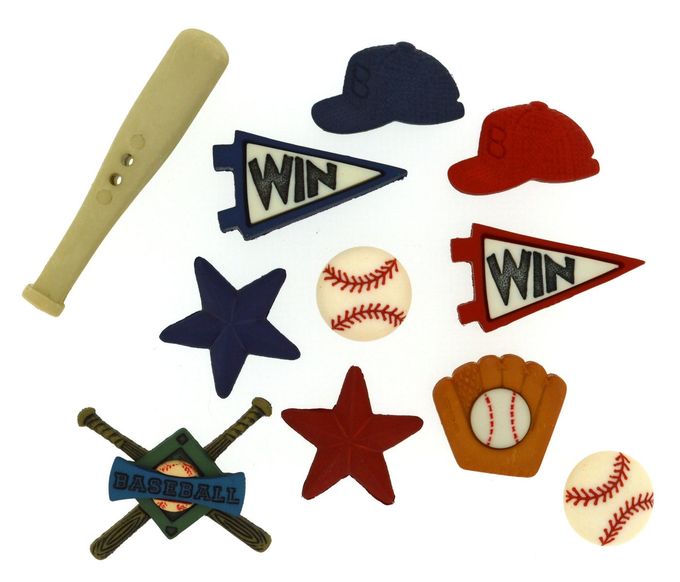 Dress It Up Baseball Buttons, Varies - Image 4