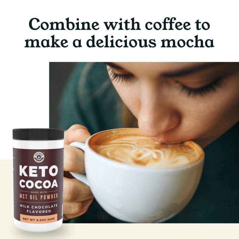 Left Coast Performance Keto Cocoa | Keto Hot Chocolate Drink Mix Powder - Sugar Free, Low Carb with Protein and MCT Oil Powder - Image 5