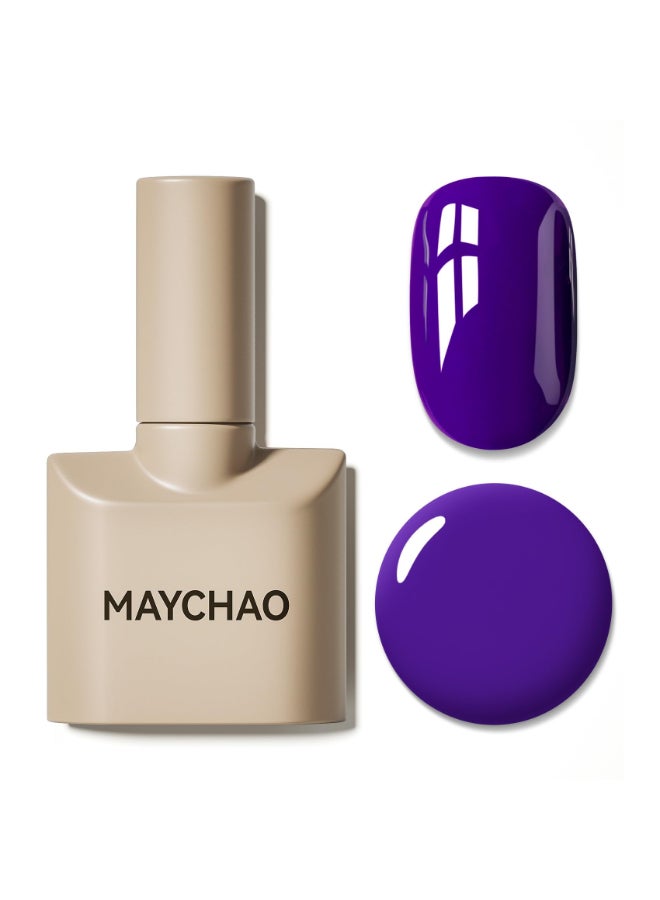 MAYCHAO 15ML Neon Purple Gel Nail Polish 1Pc Bight Purple Nail Polish Soak Off UV LED Nail Gel Polish Nail Art Starter Manicure Salon DIY at Home 05 OZ - Image 3