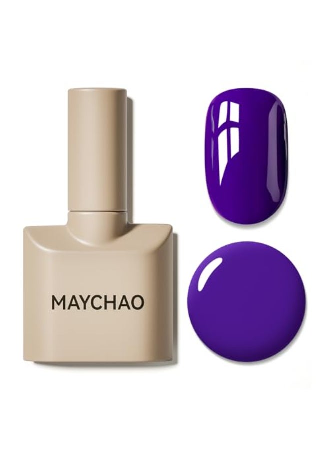 MAYCHAO 15ML Neon Purple Gel Nail Polish 1Pc Bight Purple Nail Polish Soak Off UV LED Nail Gel Polish Nail Art Starter Manicure Salon DIY at Home 05 OZ - Image 1
