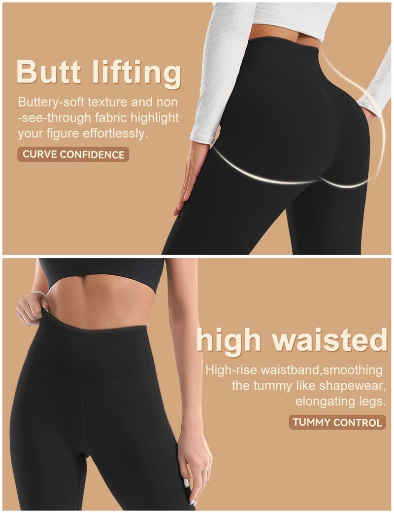 Laite Hebe Fleece Lined Leggings Women - High Waisted Winter Yoga Pants Tummy Control Soft Thermal Warm for Hiking Workout - Image 4