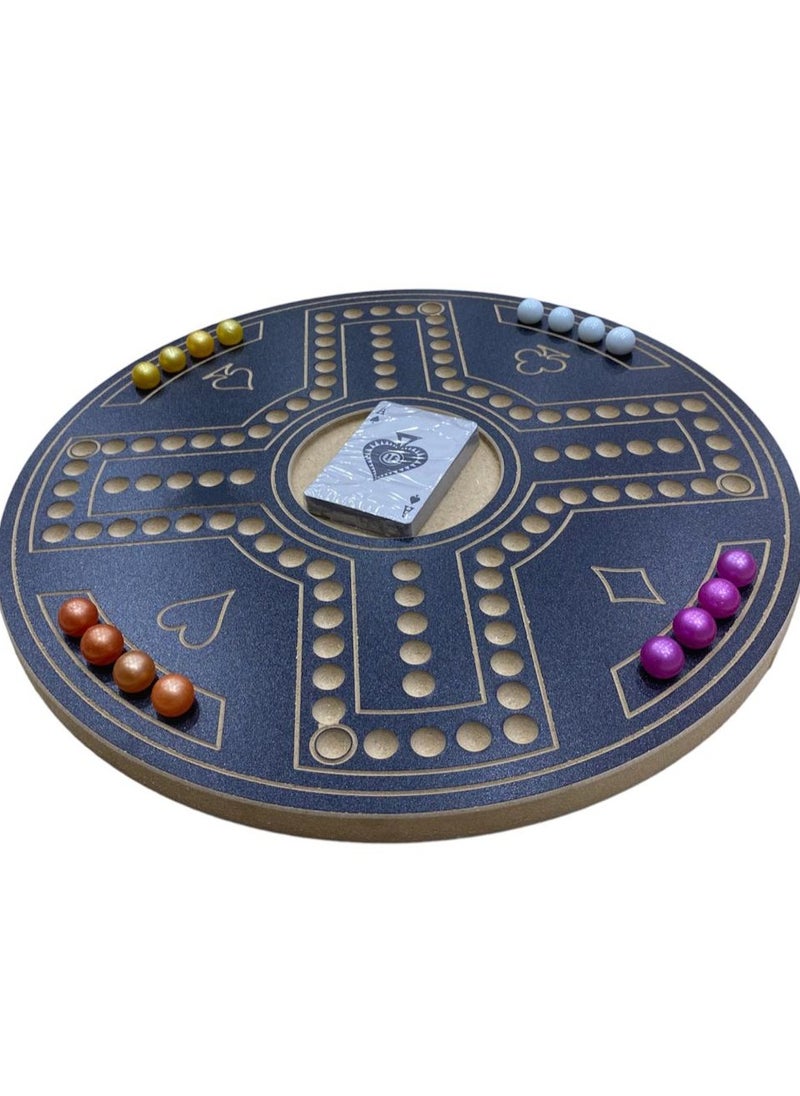 High Quality 4 Player Lightweight Portable Jackaroo Game Board 40X40CM Assorted