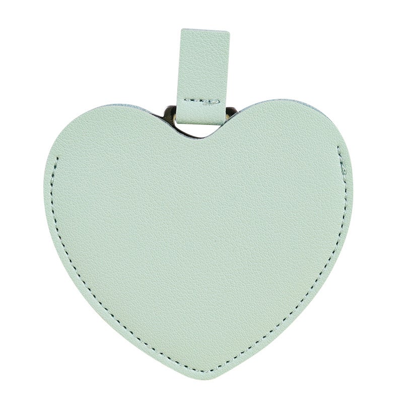 Solid Color Hand-Held Small Mirror Beauty Mirror Stainless Steel Makeup Mirror Can Not Be Broken Portable Carry-On Mirror Can Print Logo - Image 1