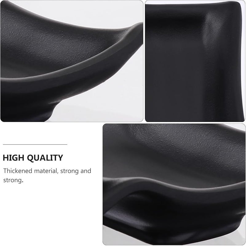 Melamine Soy Sauce Bowls Set of 2 Small Japanese Sushi Side Dishes Dining Tableware - Image 4