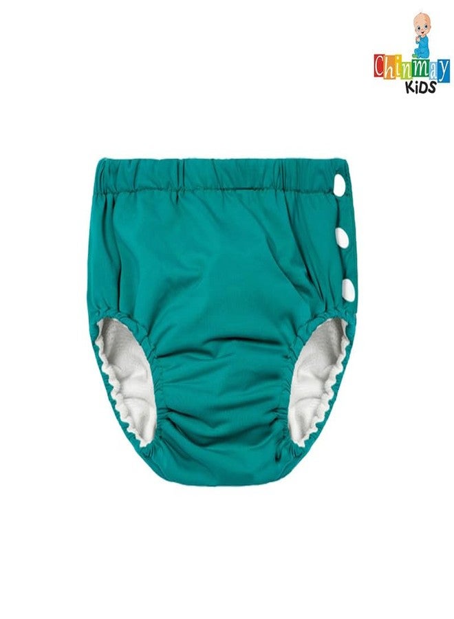 Crawl'in Reusable Swim Diaper Pants – Pack of 2 Soft, Adjustable, and Leak-Proof Unisex Swimming Pool Wear for Infant Boys and Girls| Color | 121 - Image 3