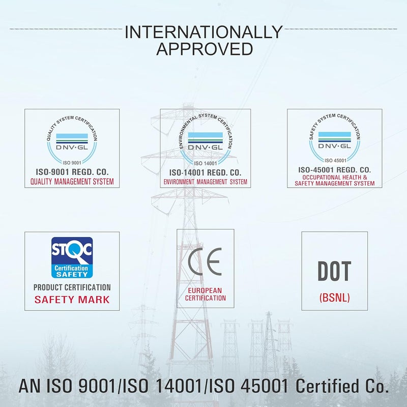 Fybros by Kundan Cab PVC Insulated 04 mm 3 pair Telephone Wires Cables Cables for wiring 04 mm three pair telephone wire 90 meter Telephone and Communication Wire Cable Electrical Wire - Image 5