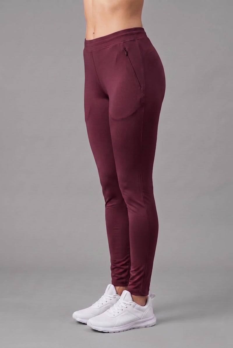 Mehrang Stretchable Yoga Pants for Women & Gym Pants for Women Workout with Mesh Insert & Side Pockets (in, Alpha, 4XL, Purple) - Image 3