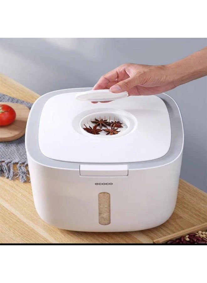 إيكوكو حاوية تخزين البقوليات محكمة الإغلاق - حافظة طعام جاف بغطاء محكم للفاصوليا والعدس والحمص والحبوب - صندوق منظم شفاف قابل للتكديس للمطبخ والتخزين بالجملة - Image 4