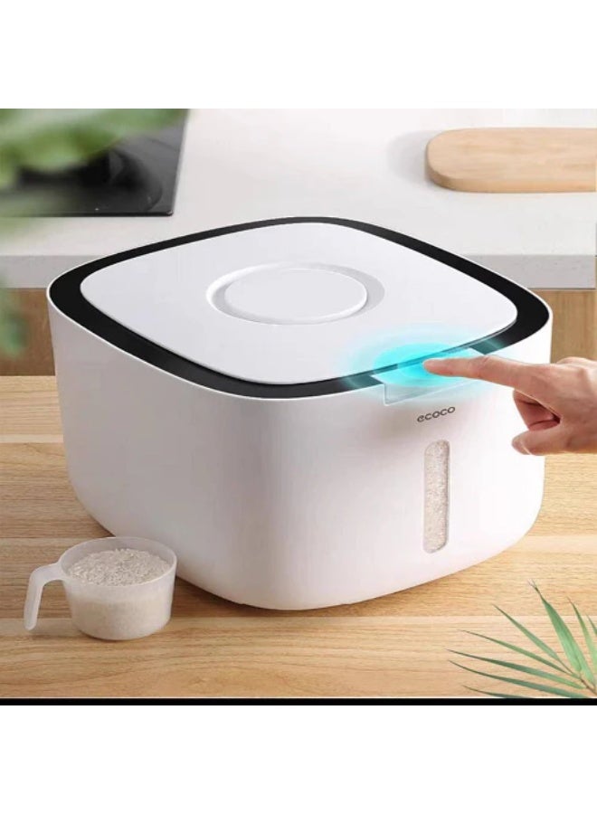 إيكوكو حاوية تخزين البقوليات محكمة الإغلاق - حافظة طعام جاف بغطاء محكم للفاصوليا والعدس والحمص والحبوب - صندوق منظم شفاف قابل للتكديس للمطبخ والتخزين بالجملة - Image 5