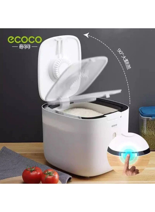 إيكوكو حاوية تخزين البقوليات محكمة الإغلاق - حافظة طعام جاف بغطاء محكم للفاصوليا والعدس والحمص والحبوب - صندوق منظم شفاف قابل للتكديس للمطبخ والتخزين بالجملة - Image 3