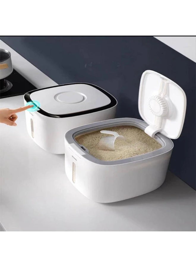 إيكوكو حاوية تخزين البقوليات محكمة الإغلاق - حافظة طعام جاف بغطاء محكم للفاصوليا والعدس والحمص والحبوب - صندوق منظم شفاف قابل للتكديس للمطبخ والتخزين بالجملة - Image 2