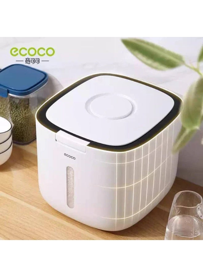 إيكوكو حاوية تخزين البقوليات محكمة الإغلاق - حافظة طعام جاف بغطاء محكم للفاصوليا والعدس والحمص والحبوب - صندوق منظم شفاف قابل للتكديس للمطبخ والتخزين بالجملة - Image 1