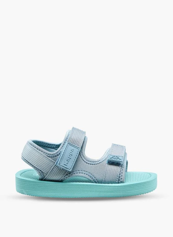 Sandals With Hook & Loop Closure- Logo Detail