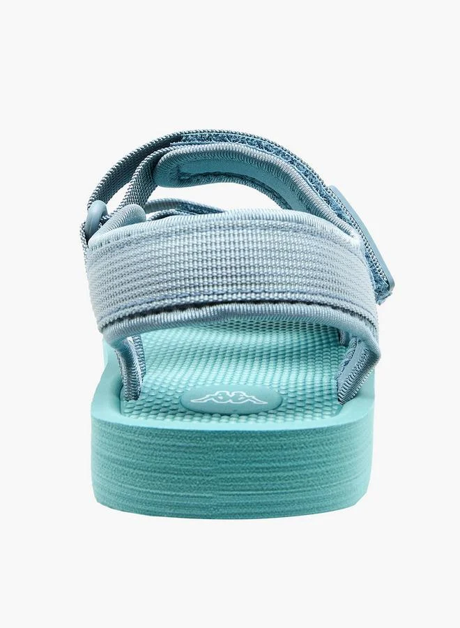 Kappa BLUE Sandals With Hook & Loop Closure- Logo Detail for Men | Best Price UAE