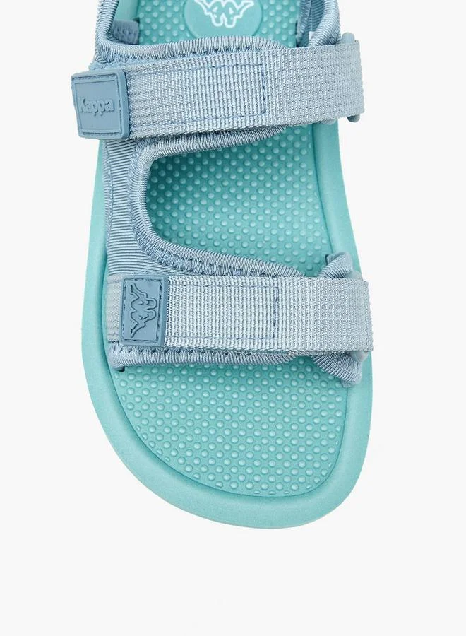 Kappa BLUE Sandals With Hook & Loop Closure- Logo Detail for Men | Best Price UAE