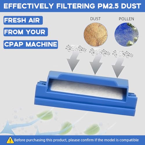 HASTHIP® Replacement CPAP Filters for Philips Respironics Dreamstation CPAP, Includes 1 Disposable Ultra-Fine Filters, Compatible with DS500/DS700 - Image 5