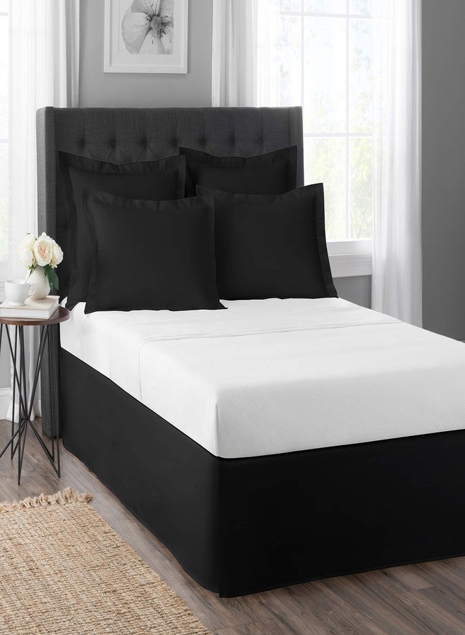 Bed Maker's Levinsohn Tailored 2-Pack Sham, Standard, Black (FRE24502BLAC07) - Image 3