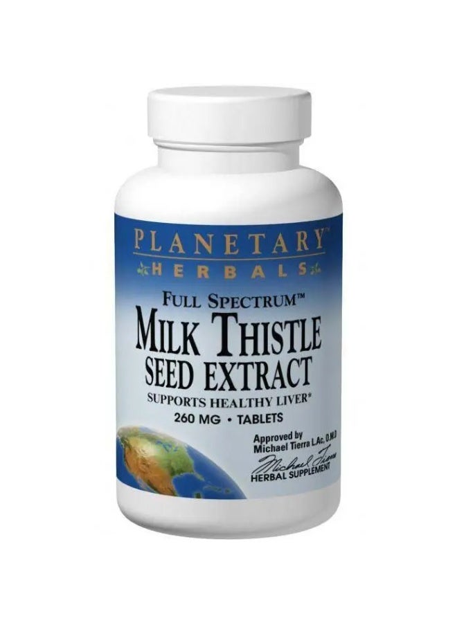 Milk Thistle Seed Extract Full Spectrum, 260 mg – 60 Tablets for Liver Health
