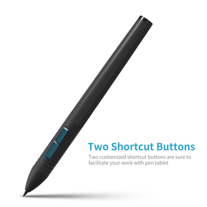 Rechargeable Digital Pen: Black 14g Lightweight Design - 2 Customized Shortcut Buttons Auto Sleep Li-ion Battery 350 Hours Life for Huion NEW 1060PLUS Graphics Tablet - Image 3