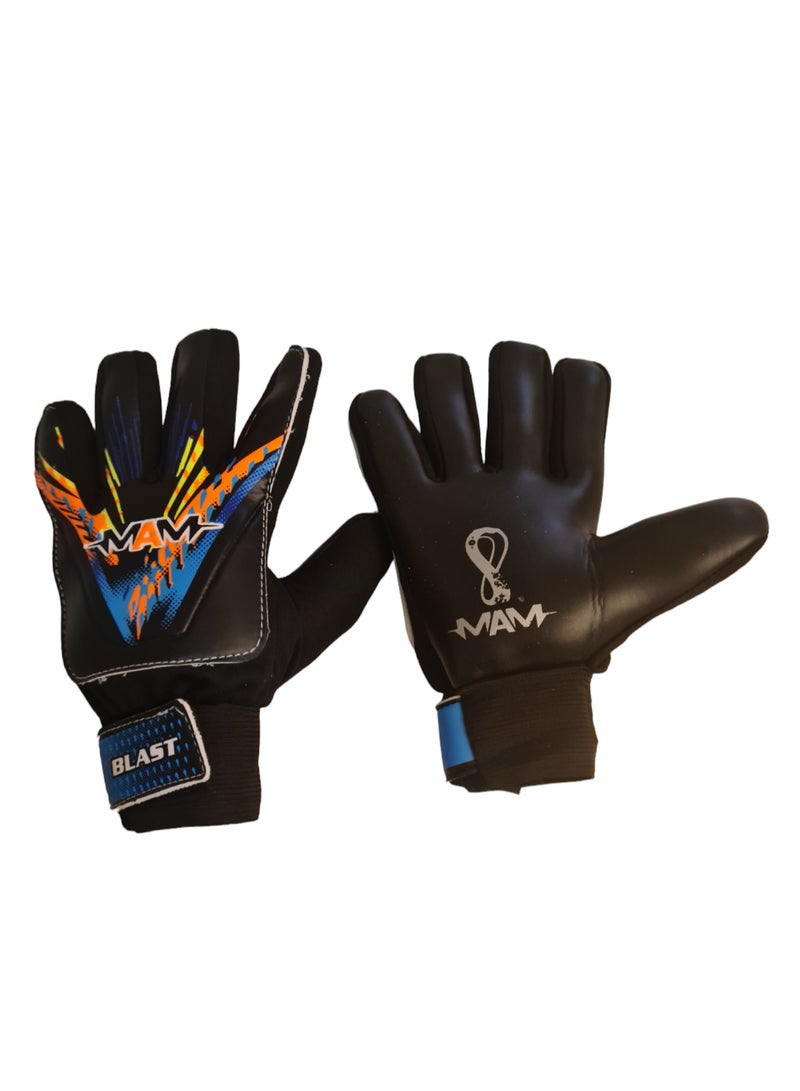 MAM Kid's Goalkeeper Gloves Finger Protection Latex World Cup Design  - Image 1